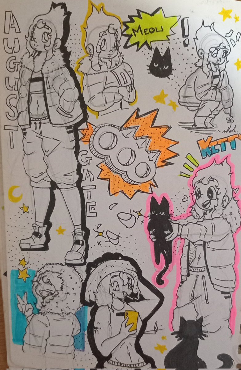 U_C_Cartoons's tweet image. Tour in my old sketch book
.
.
.
#sketchart #artmoots #originalcharacterart 
#doodle