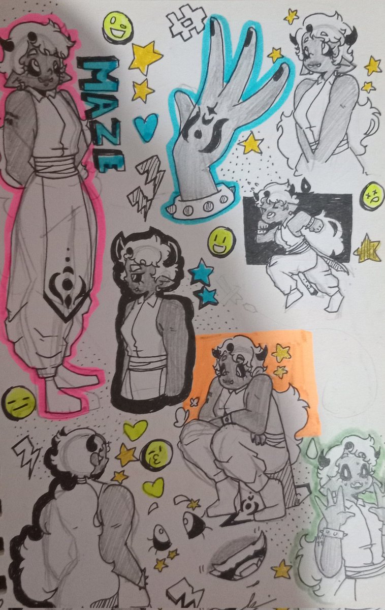 U_C_Cartoons's tweet image. Tour in my old sketch book
.
.
.
#sketchart #artmoots #originalcharacterart 
#doodle