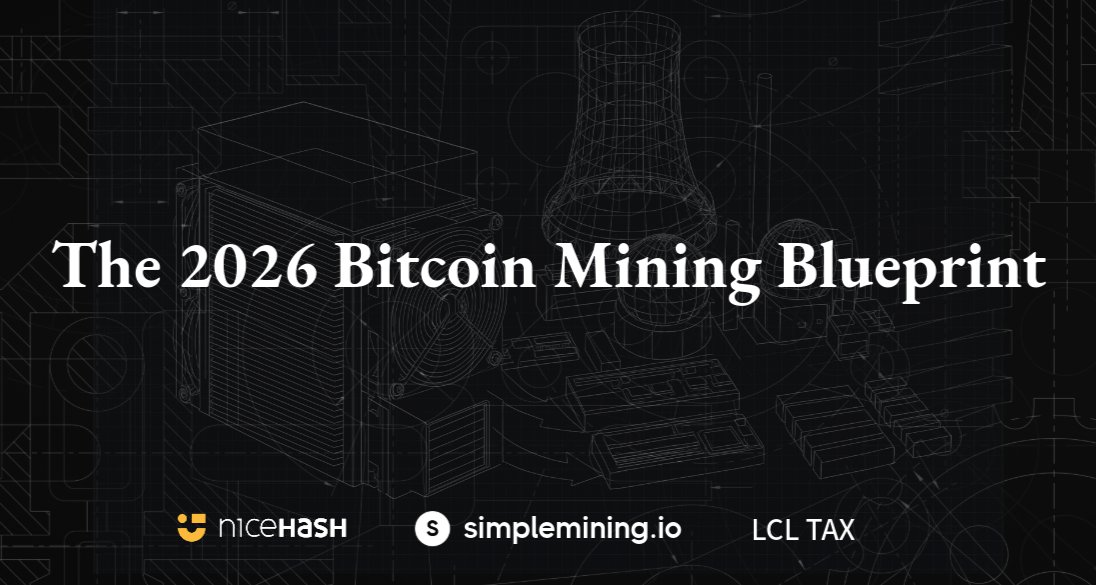 NiceHashMining's tweet image. 🎙️ Webinar: The 2026 Bitcoin mining blueprint by Simple Mining, NiceHash and LCL TAX!

Join us live on December 3rd, 11 AM PT / 2 PM ET.

Our Lead Mining Manager, @MarkoTarman , will be joining @simpleminingio and LCL Tax for a comprehensive overview of how investors can earn…