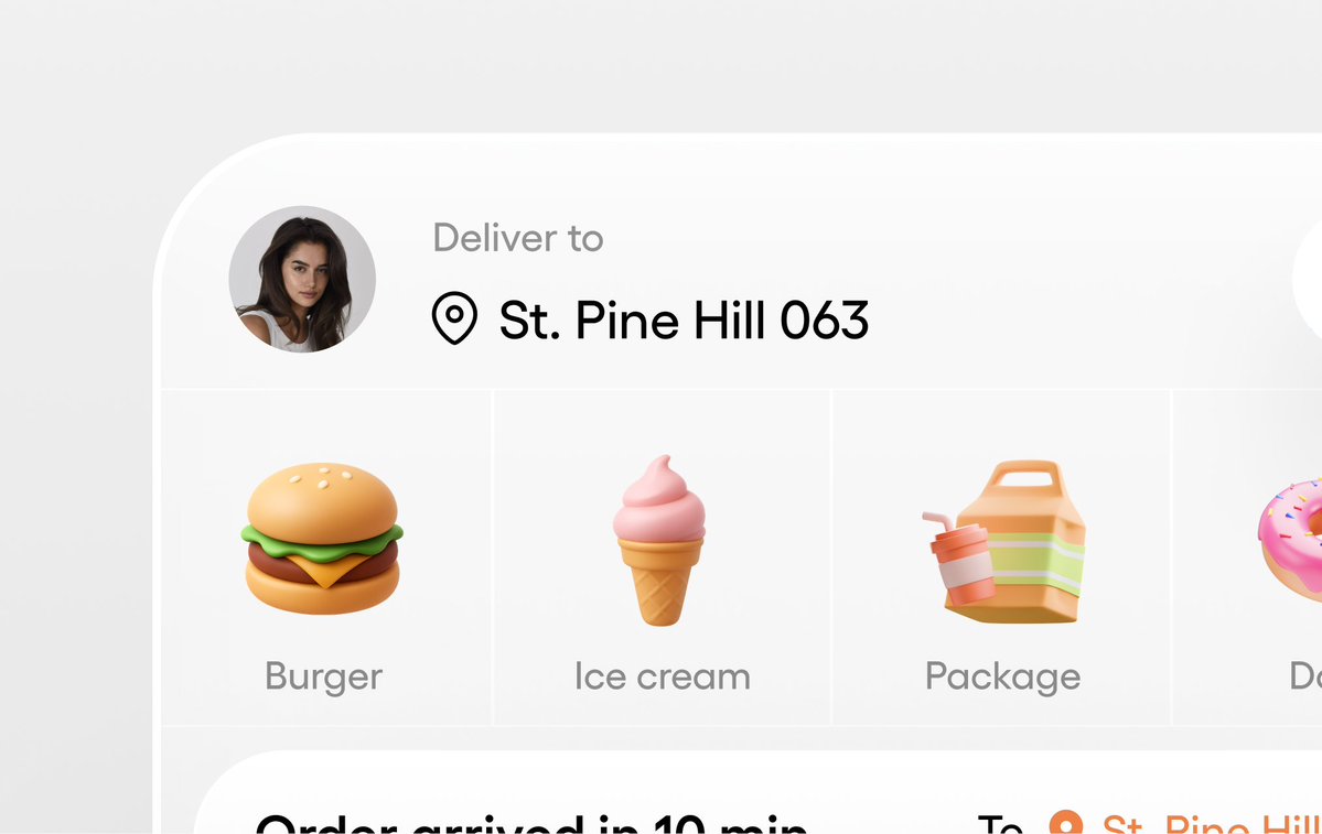 Iconlypro's tweet image. Food Delivery app! ✨