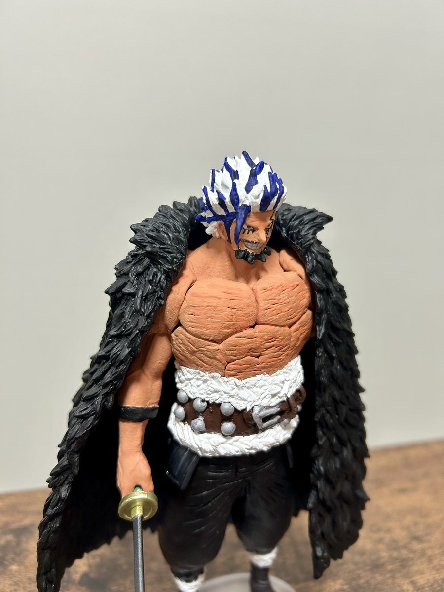 塗り直してみました！ 無性ひげ黒いから顎髭はどっちだろう