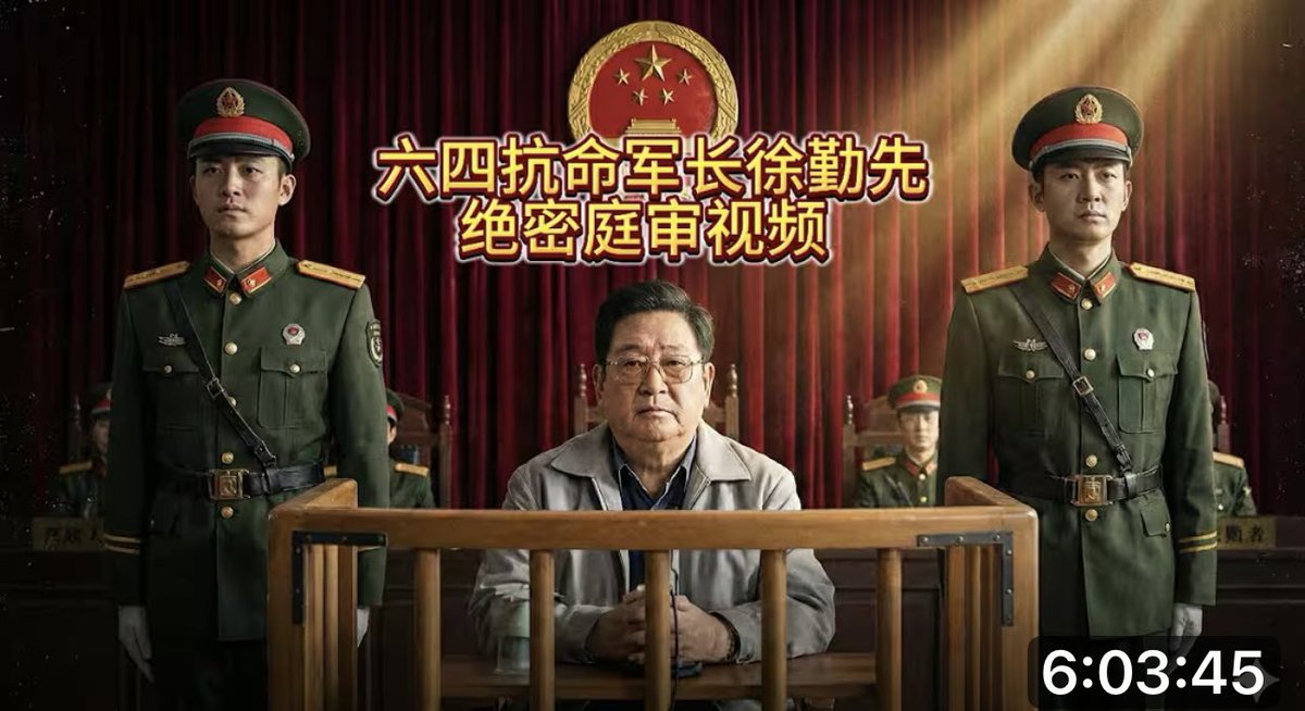 震撼，三十八军军长徐勤先抗命，被中共拿下，历史自有公论，徐军长真英雄。