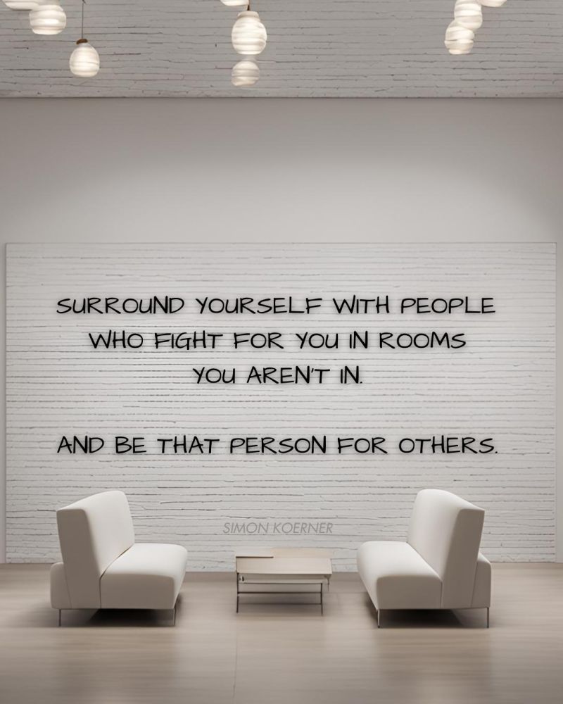 GiffordT's tweet image. True support goes far beyond surface-level cheerleading. You need to surround yourself with people who fight for you—those who advocate for your growth, defend your reputation, and present your value in rooms you aren&apos;t present in.