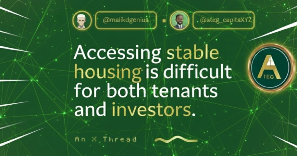 Malikdgenius's tweet image. 𝐀𝐜𝐜𝐞𝐬𝐬𝐢𝐧𝐠 𝐬𝐭𝐚𝐛𝐥𝐞 𝐡𝐨𝐮𝐬𝐢𝐧𝐠 𝐢𝐬 𝐝𝐢𝐟𝐟𝐢𝐜𝐮𝐥𝐭 𝐟𝐨𝐫 𝐛𝐨𝐭𝐡 𝐭𝐞𝐧𝐚𝐧𝐭𝐬 𝐚𝐧𝐝 𝐢𝐧𝐯𝐞𝐬𝐭𝐨𝐫𝐬.

→ Rent is often unpredictable, contracts are complex.
→ Deposits are tied up, hard to track.
→ Small investors struggle, to enter real estate…