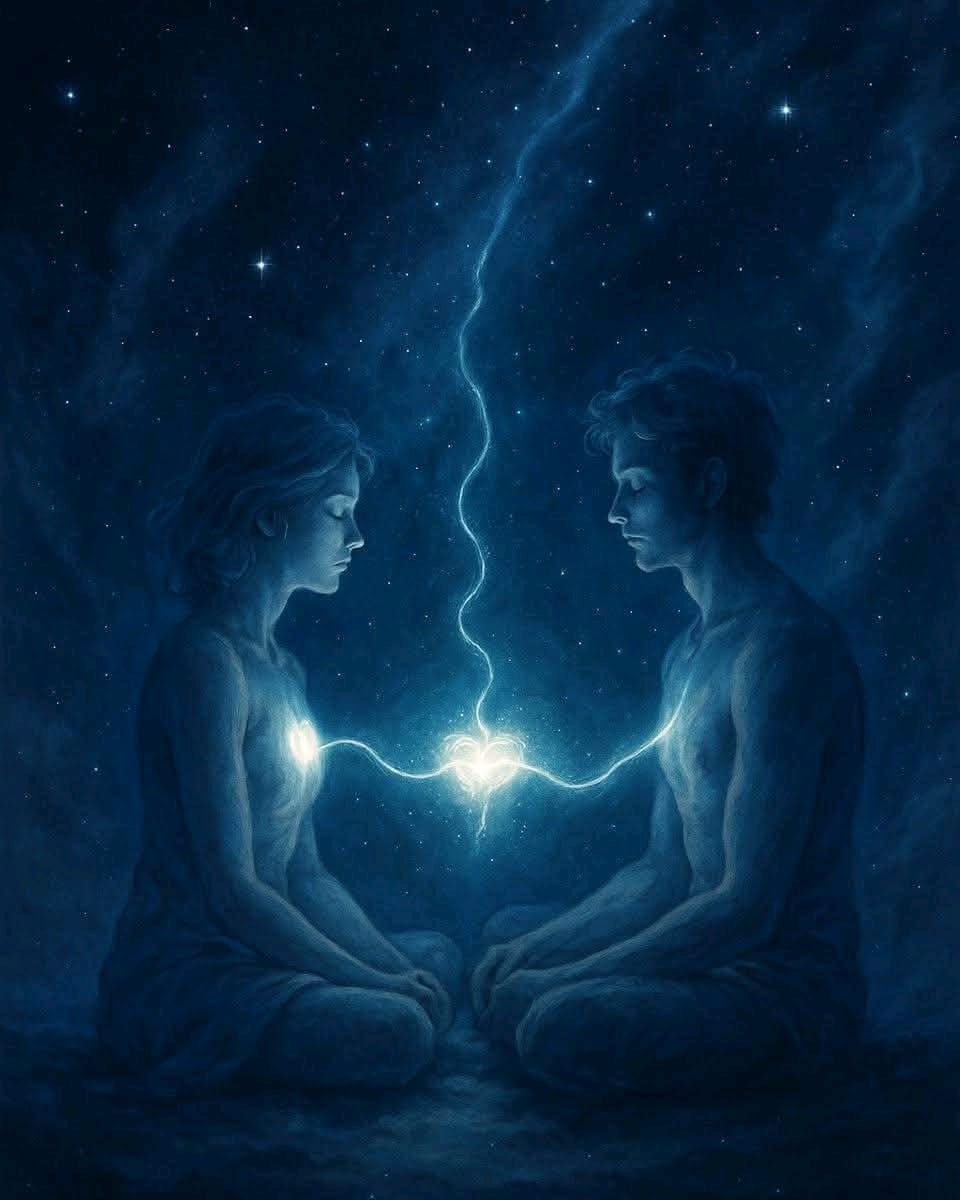 REUNION ISN'T ALWAYS INITIATED IN THE PHYSICAL WORLD.

 It starts gently — in unseen realms, where energy communicates more clearly than words ever can.

You notice it initially in your heart: a warmth, a sense of peace, and a gentle lifting of the heaviness you've carried for so