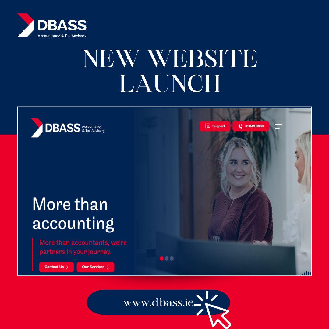 We’ve got a fresh new look! 🎉
Our new website is live 👉 dbass.ie
Explore our updated branding and improved user experience today.
#NewWebsite #BrandRefresh #DBASS #AccountingExperts