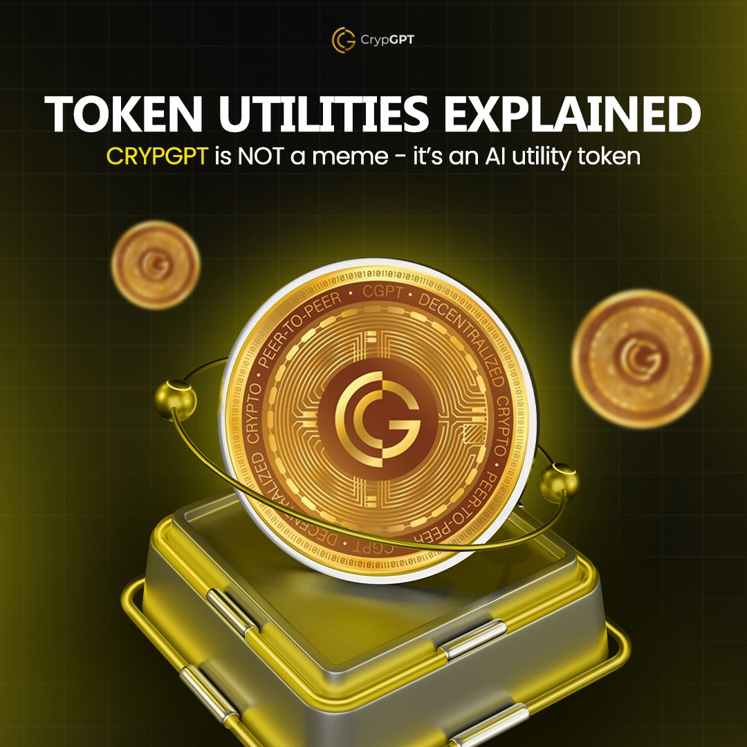 crypgpt_token's tweet image. Real utility. Real use cases. Real value.

CRYPGPT fuels AI tools, insights, staking rewards &amp;amp; more.

This isn’t just another token — this is the future of AI + Crypto. 🤖💛

#CrypGPT #AITrading #CryptoTools #DeFiAI #Web3Future