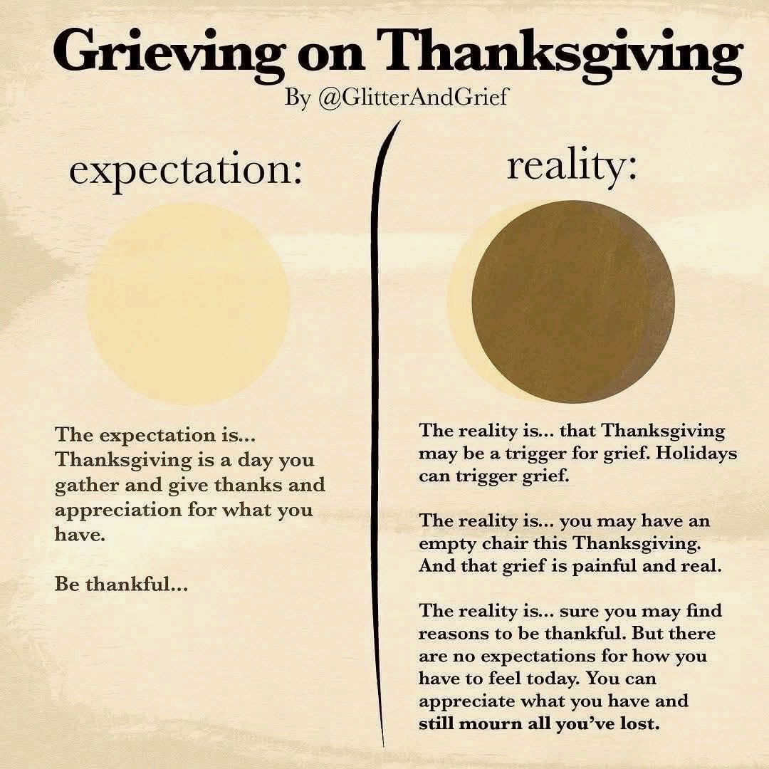 The best part of Thanksgiving is not what’s on the table, but who’s around it! Happy Thanksgiving!