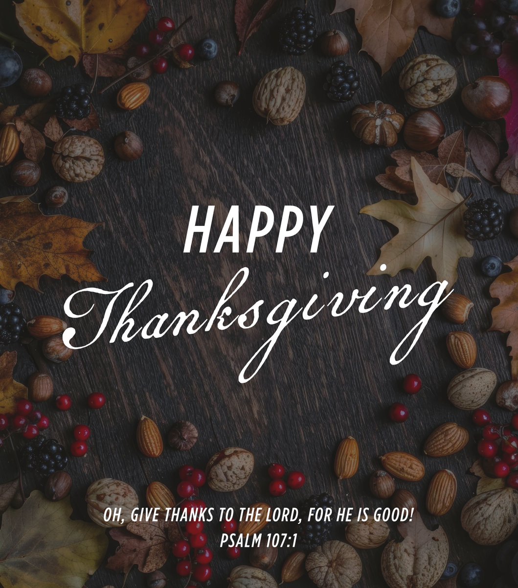 Today, we give thanks for God’s constant goodness in our lives. As you gather with family and friends, may your heart be filled with gratitude for His many blessings.

From Dr. Anthony George and the staff of First Baptist Atlanta, Happy Thanksgiving!
