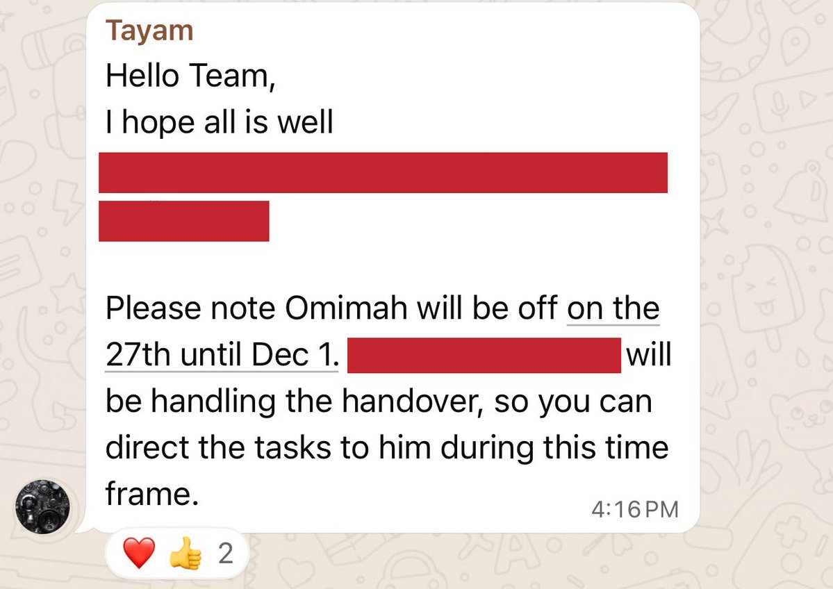 OmimDesigner's tweet image. و أخيراً ..
هدنة صغيرة بعد أسبوع طويل حافل بمهام يومية واجتماعات عمل وبحر من مواعيد التسليم.