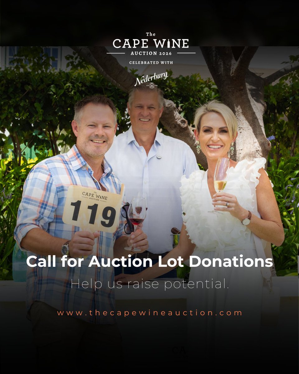 Join us in unlocking future potential.

Every donated barrel or experience lot helps fund education across the Cape Winelands.

Raise more than glasses; raise potential.

Donate today:  tinyurl.com/donatebarrel20…

#capewineauction #celebratedwithnederburg  #philanthropy #donate