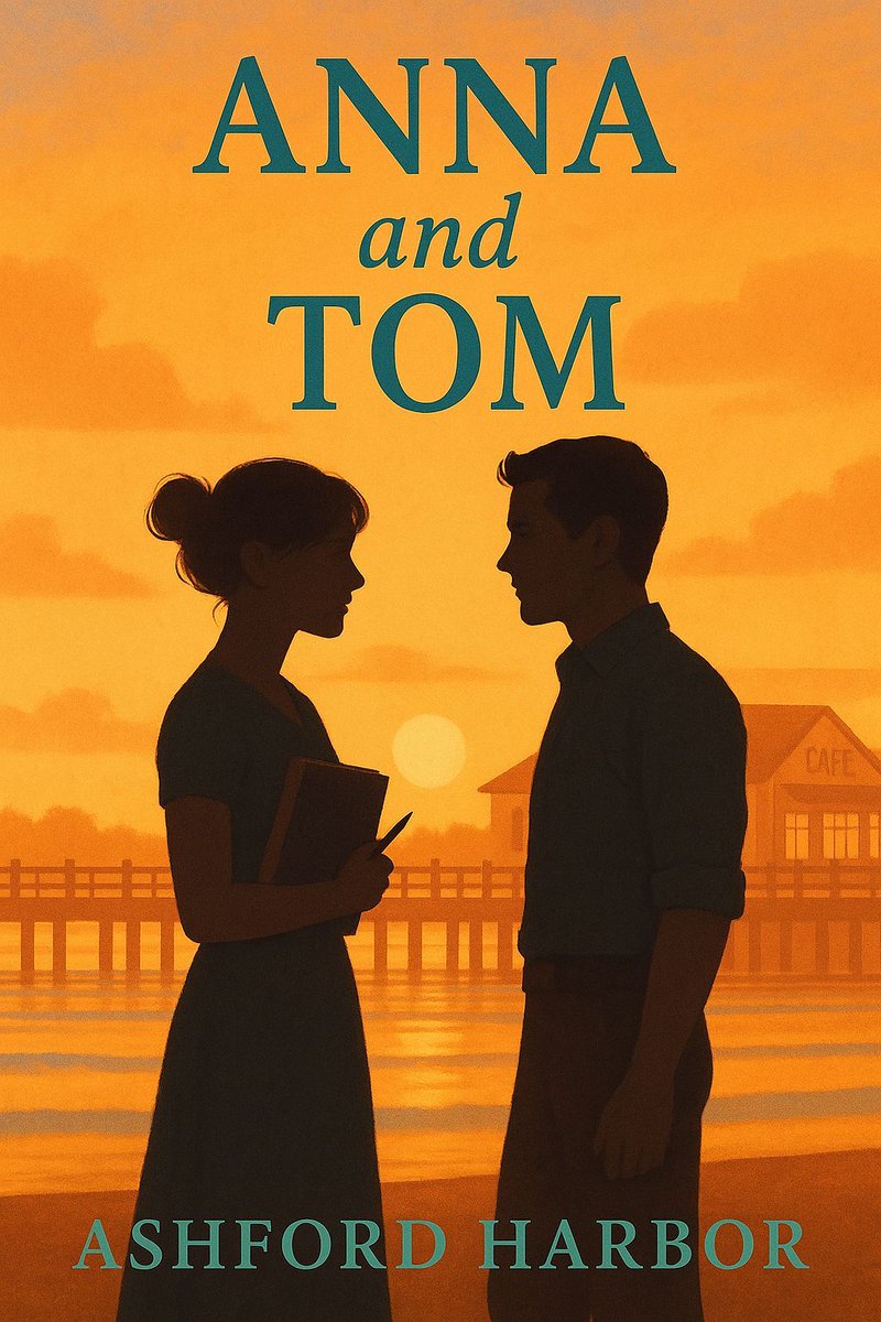 Meet Anna &amp; Tom 💍
The art-soaked, heart-forward center of Harbor Vows.

Revisit their story (and two more!) in the Ashford Harbor Collection coming Dec 9. Preorder here: amazon.com/Ashford-Harbor…

#RomanceBooks #BookCouples #SmallTownRomance #BookTwitter