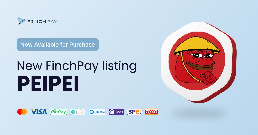 We’ve added $PEIPEI to FinchPay’s global on-ramp! 🕊

Buy <a href="/Peipeierc20/">PeiPei</a> on <a href="/FinchPay_io/">FinchPay</a> with 50+ currencies at top rates 🔥

Fast checkout, global payments, top-tier access.

Your #PEIPEI entry point just got way easier 😎
👉 finchpay.io