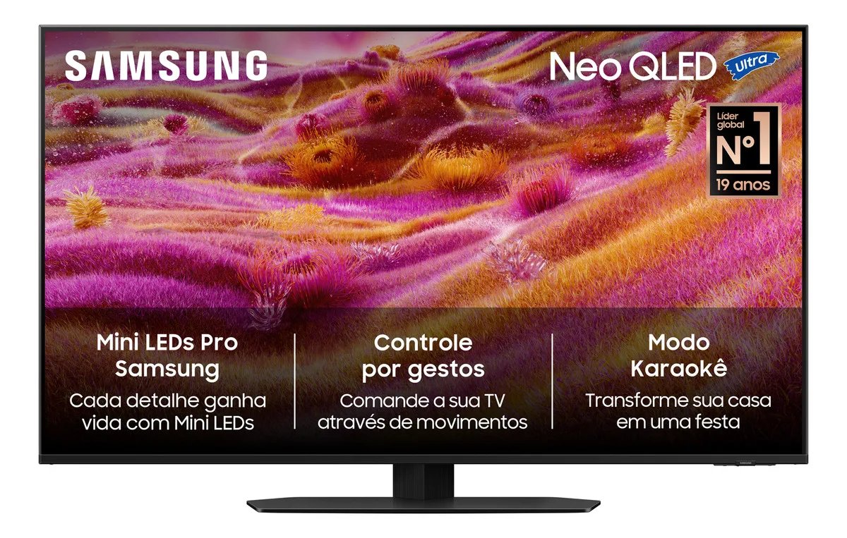 AI PESSOAL A TV QUE VEIO PARA SUBSTITUIR A QN90D QUE O BALTAR CANSOU DE INDICAR PARA VOCÊS...EXCELENTE DESCONTO...

✅ Samsung Vision AI TV 43" NEO QLED Ultra 4K QN90F MODELO 2025

🔗 mercadolivre.com/sec/2PwBeUF

💲 R$ 2.949,00

🏷 Cupom C3POM4AQU1 (Vence Hoje)