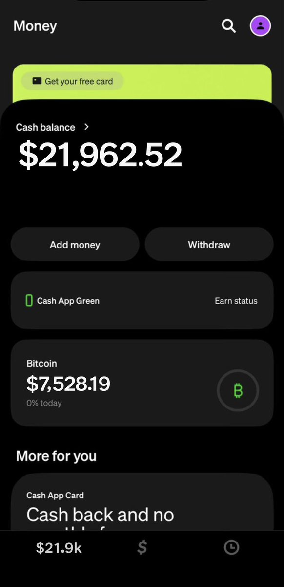 BigPsCigar's tweet photo. I wasn’t planning on posting this, but I’m pretty excited right now 💰🔥. My cousin told me about this coach he’s been having success with, so I invested $800 into Bitcoin mining, and a few hours later $20K showed up in my Cash App after her cut. Coach @TradeWithKori is legitimately the real deal.
