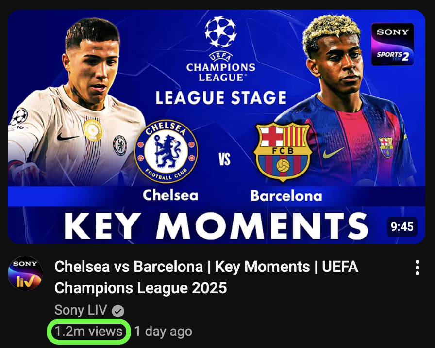 geekedout__'s tweet image. who at YouTube thought writing a million with &apos;m&apos; instead of &apos;M&apos; would be a better idea?