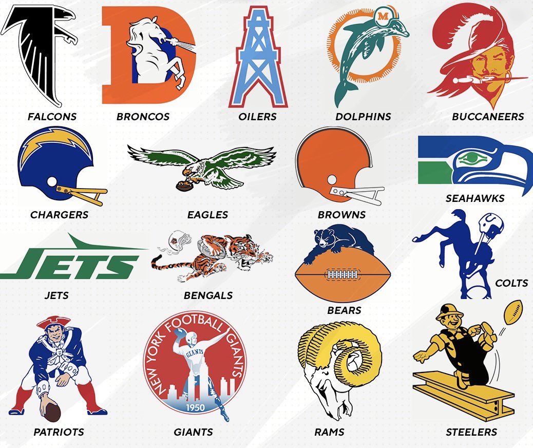 Vintage NFL tweet media