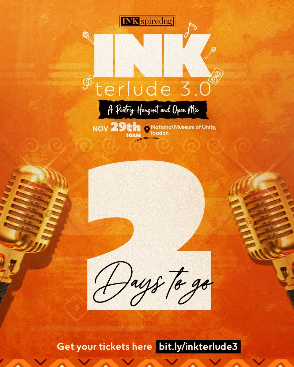 You have a last chance to attend a literary celebration this year

Grab your tickets now (link in bio)