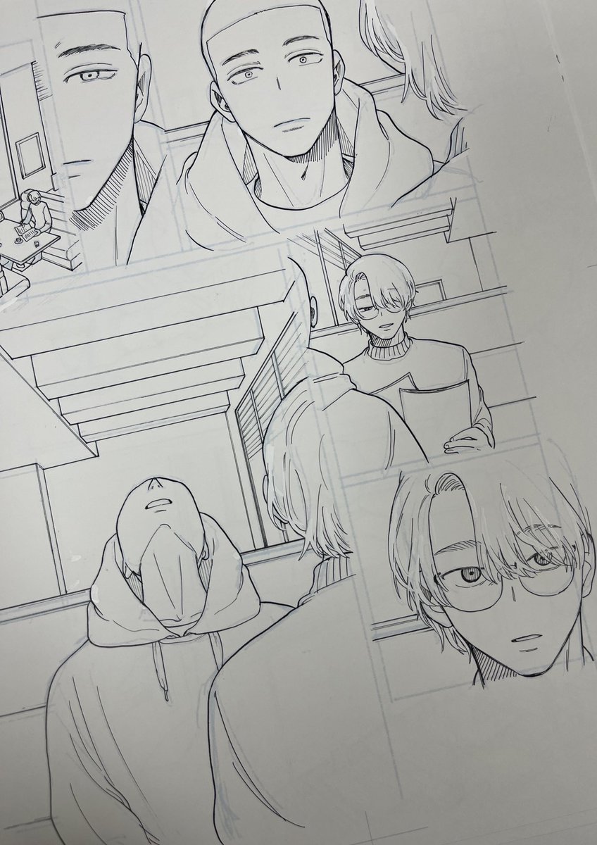 これは今公開中の4話原稿一部です!!!!! 