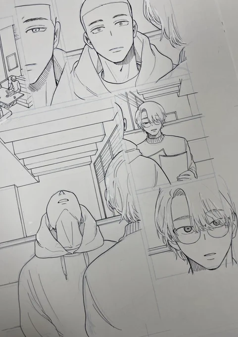 これは今公開中の4話原稿一部です!!!!! 