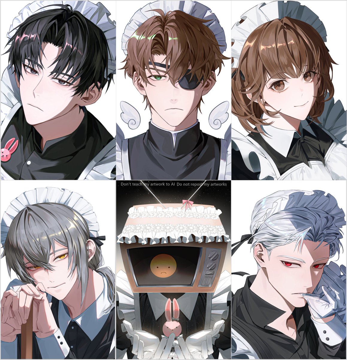 arok0916's tweet image. 어떤 메이드를 선택하시겠습니까?😀

#괴담출근