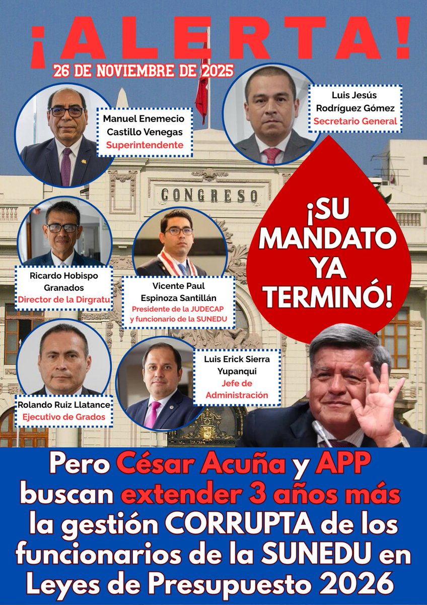 Plata como cancha para <a href="/CesarAcunaP/">César Acuña Peralta</a> capturando a la <a href="/SuneduPeru/">Sunedu</a>