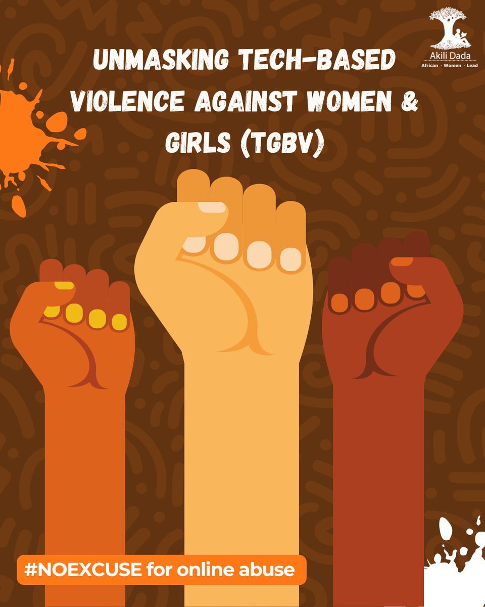 AkiliDada's tweet image. Technology-Facilitated GBV includes cyberstalking, deepfakes, online harassment and the non-consensual sharing of images.
It starts on a screen, but its harm is felt offline.
#16DaysOfActivism #EndTGBV #StopOnlineAbuse
