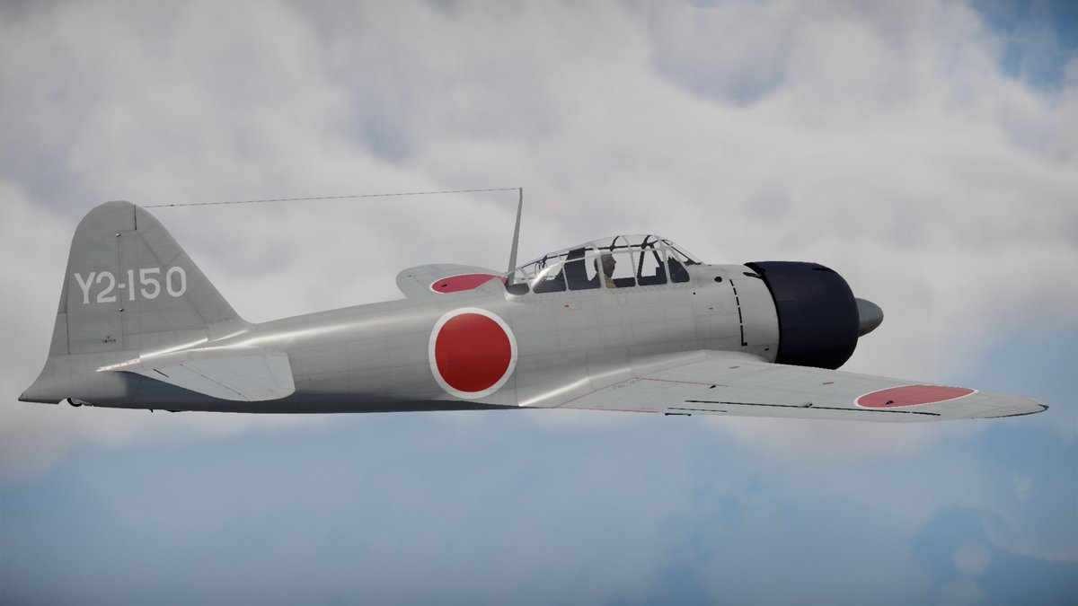 zero2152c's tweet image. ウェーク島の零戦二二型は以前に白黒写真を元にユーザースキンで再現したのですが、敵味方識別帯や白縁など思ったより的を得ていたみたいですね。
live.warthunder.com/post/1104505/e…