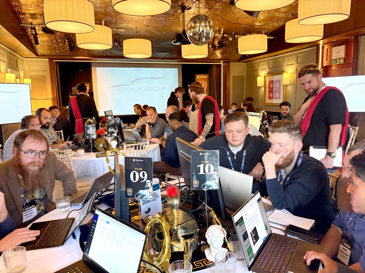 penterasec's tweet image. 𝗜𝗺𝗮𝗴𝗶𝗻𝗲 𝗭𝗲𝘂𝘀 𝗮𝗻𝗱 𝗛𝗮𝗱𝗲𝘀 𝗳𝗶𝗴𝗵𝘁𝗶𝗻𝗴 𝗶𝗻 𝗼𝘂𝗿 𝘁𝗶𝗺𝗲. 

And you, the mere mortal, are tasked with investigating the ransomware attacks and finding the path that proves who’s responsible for the recent breaches that consumed Olympus.

That’s what it felt…