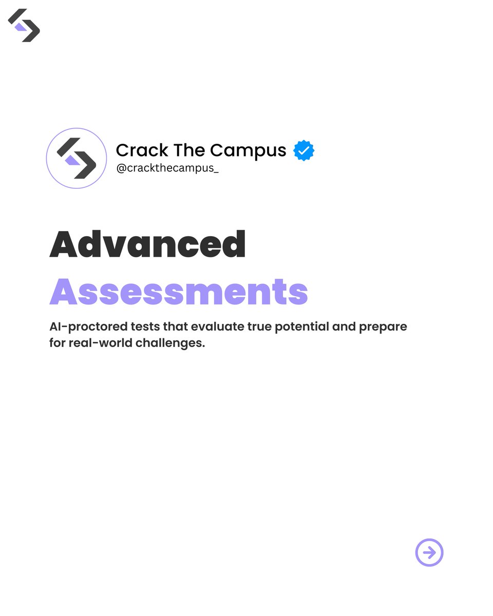 crackthecampus_'s tweet image. India&apos;s first all-in-one campus-to-career platform. Learn with AI, Practice Assessment, get certified courses, and access exclusive job opportunities. Complete career transformation, simplified.

Visit: crackthecampus.com

#placementsuccess #ailearning  #jobopportunities