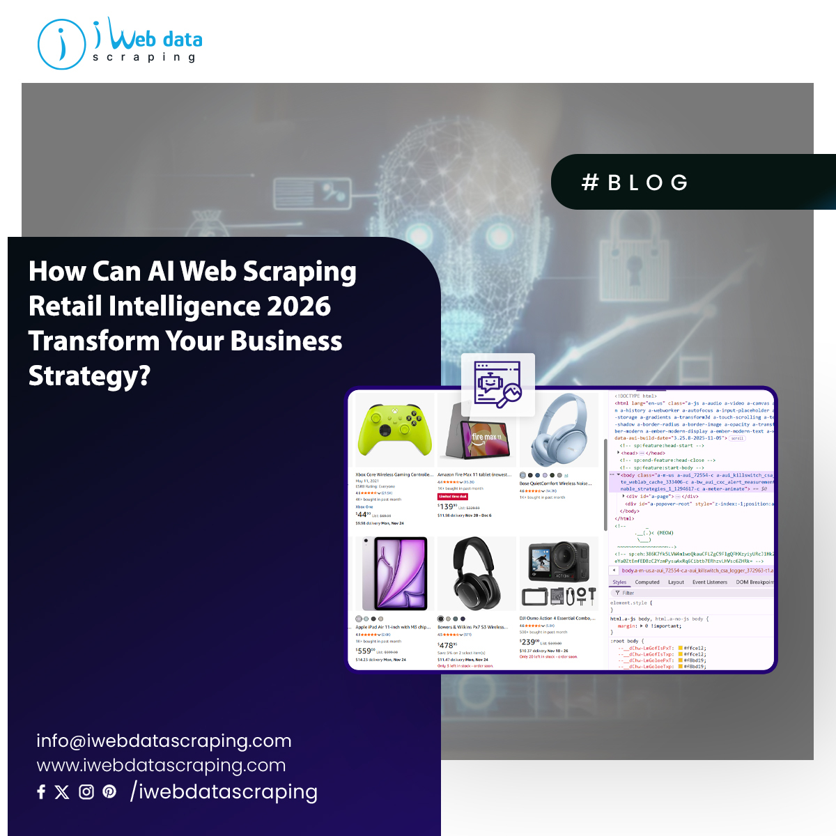 iwebdatascrape's tweet image. #AIwebscrapingretailintelligence2026 empowers retailers to predict trends, optimize pricing, and make data-driven decisions efficiently.

ReadMore&amp;gt;&amp;gt;iwebdatascraping.com/retail-intelli…

#RetailIntelligence #AIinRetail #Retail2026 #WebScrapingAI #EcommerceAnalytics