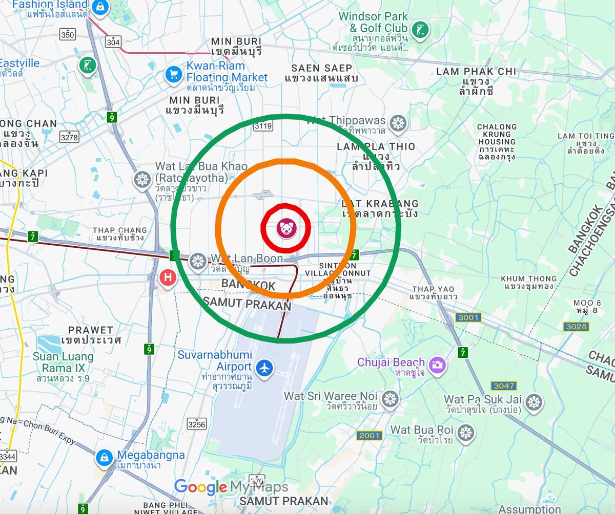 js100radio's tweet image. 🔴ประกาศเตือน โปรดเฝ้าระวัง เนื่องจากพบสัตว์ป่วยด้วยโรคพิษสุนัขบ้า แขวงคลองสามประเวศ เขตลาดกระบัง กรุงเทพมหานคร ประชาชนที่อยู่บริเวณดังกล่าวและชุมชนโดยรอบในรัศมี 5 กิโลเมตร 

📍แขวงแสนแสบ เขตมีนบุรี กรุงเทพมหานคร
📍ตำบลราชาเทวะ อำเภอบางพลี จังหวัดสมุทรปราการ
📍ตำบลศีรษะจรเข้น้อย…