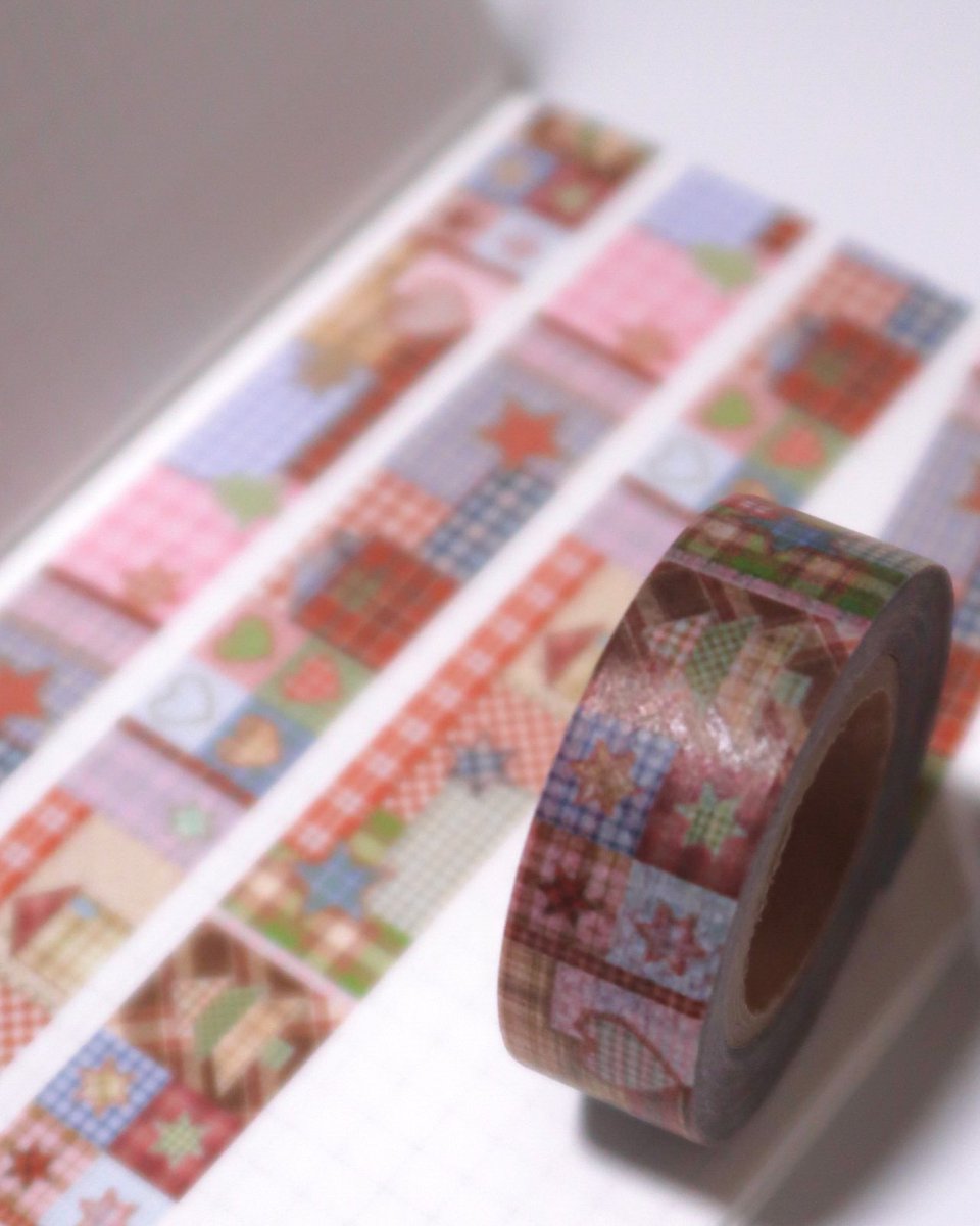 pearlybutton's tweet image. 겨울 패치워크 마테 ❄️🧶
15mm*10m