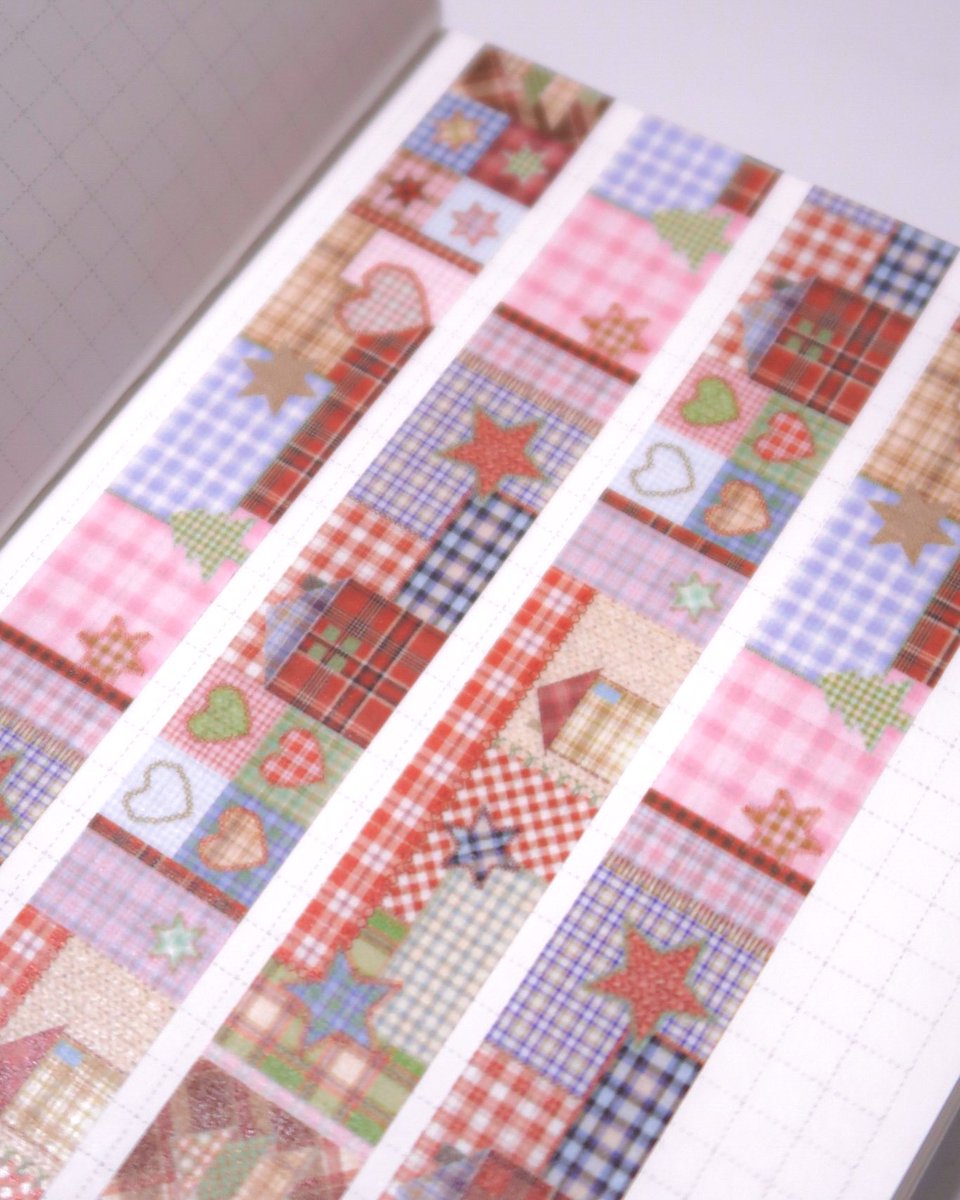 pearlybutton's tweet image. 겨울 패치워크 마테 ❄️🧶
15mm*10m