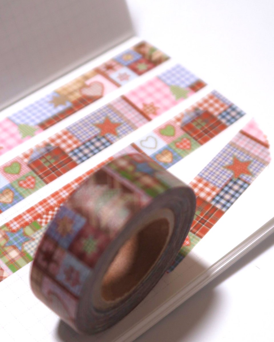 pearlybutton's tweet image. 겨울 패치워크 마테 ❄️🧶
15mm*10m