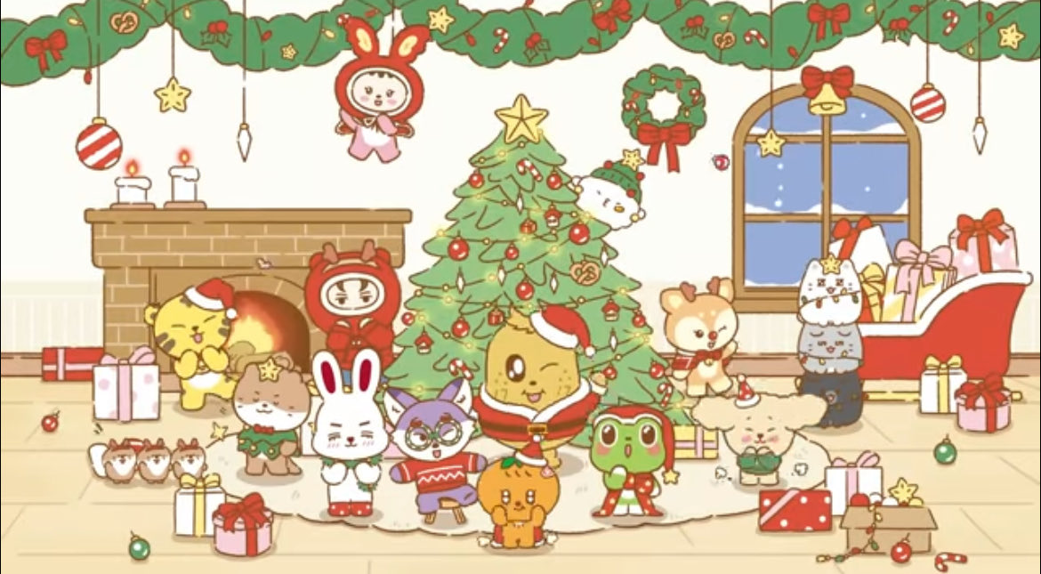 ミニティーンのクリスマス🎄 サンタさんになってCaratのお家に来てね♡