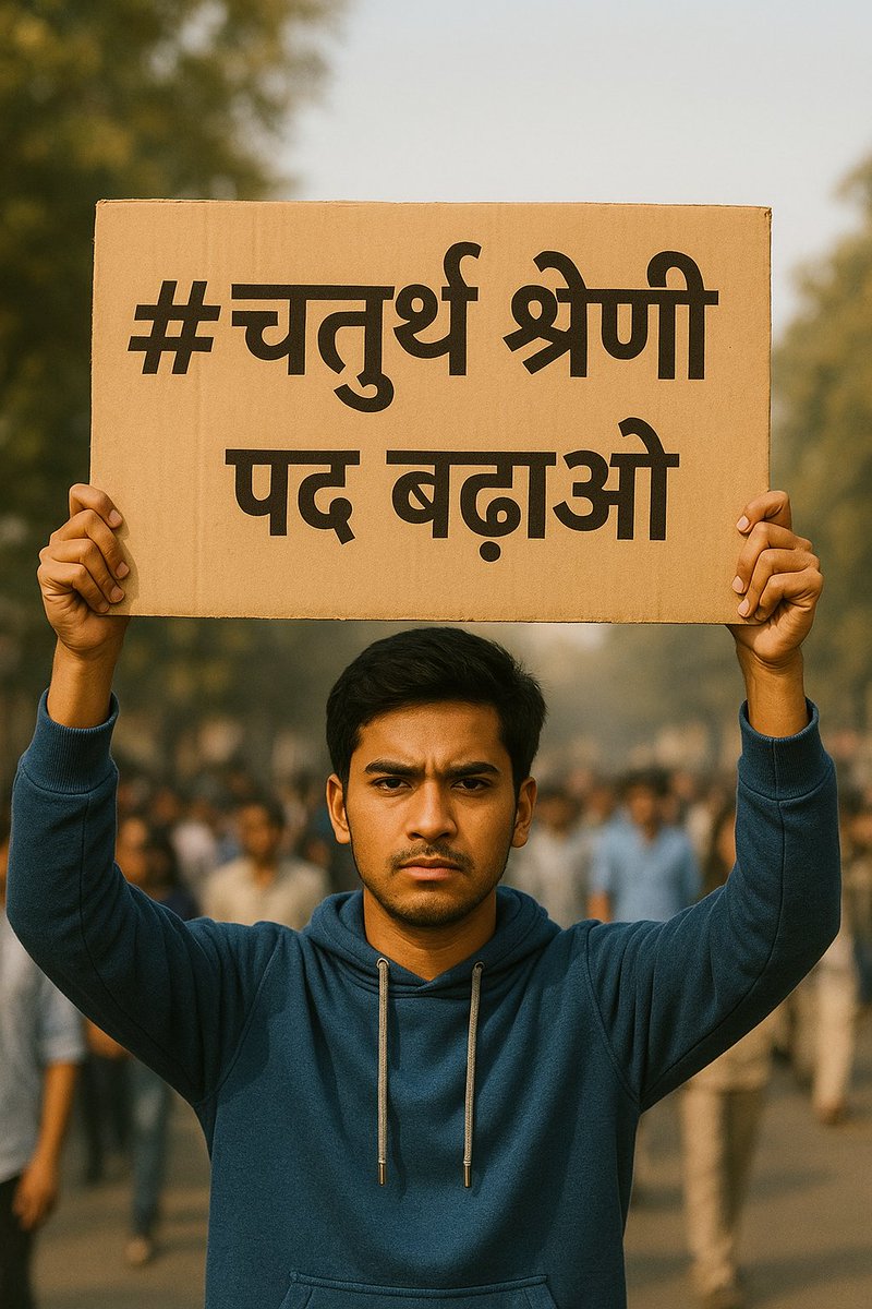 “काबिल हैं, मेहनती हैं, मगर मौके कम पड़ गए

पद बढ़ाओ सरकार वरना सपने फिर से रुक गए।”
🙏🙏🙏
#चतुर्थ_श्रेणी_पद_70K_करो