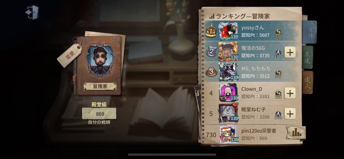 2週間くらいゆっくりやって 冒険家S取りに行こうかな〜