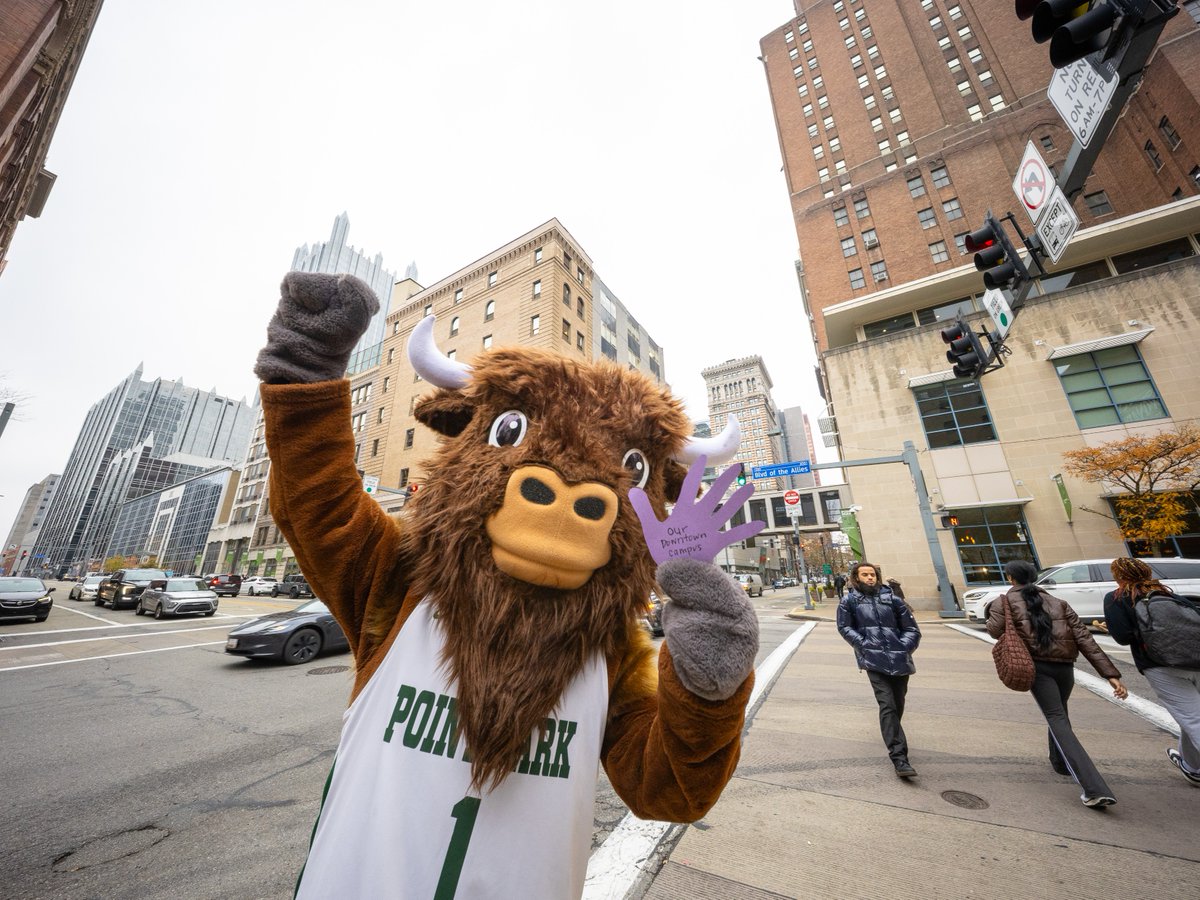 PointParkU's tweet photo. There's so much for a mascot to be thankful for on our campus! 

What are you most thankful for this Thanksgiving? 💛💚 https://t.co/NTHJEVkMtA