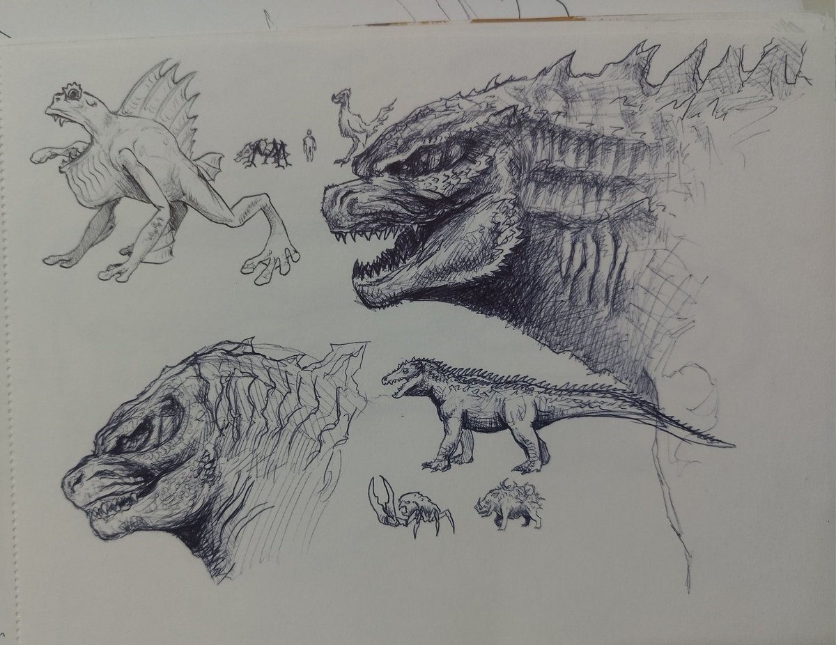 goddamn6776's tweet photo. some sketch
#monsterverse #Godzilla #fanart #creaturedesign https://t.co/2kZeWLViUE