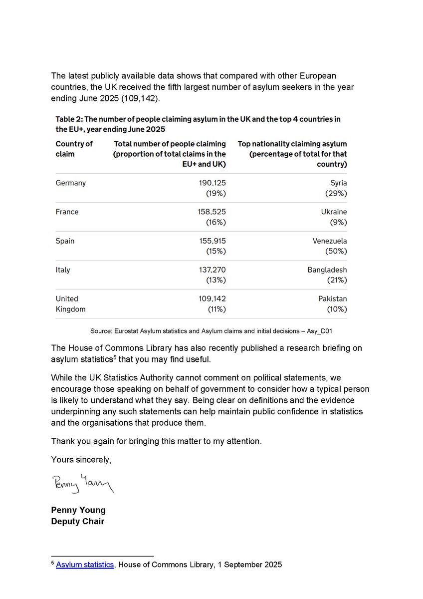 UK Statistics Authority tweet media