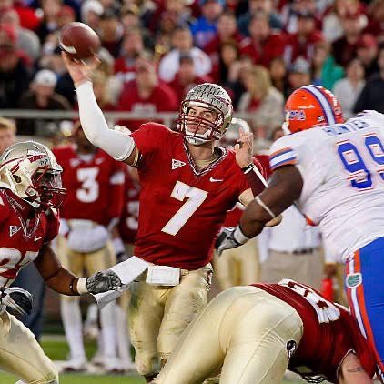 On this day 15 years ago, Florida State football snapped a 6-game losing streak to rival Florida with a 31-7 home victory. Christian Ponder passed for 221 yards and three touchdowns in the win. Defensively, FSU forced four turnovers. Mike Harris had the game's only interception.