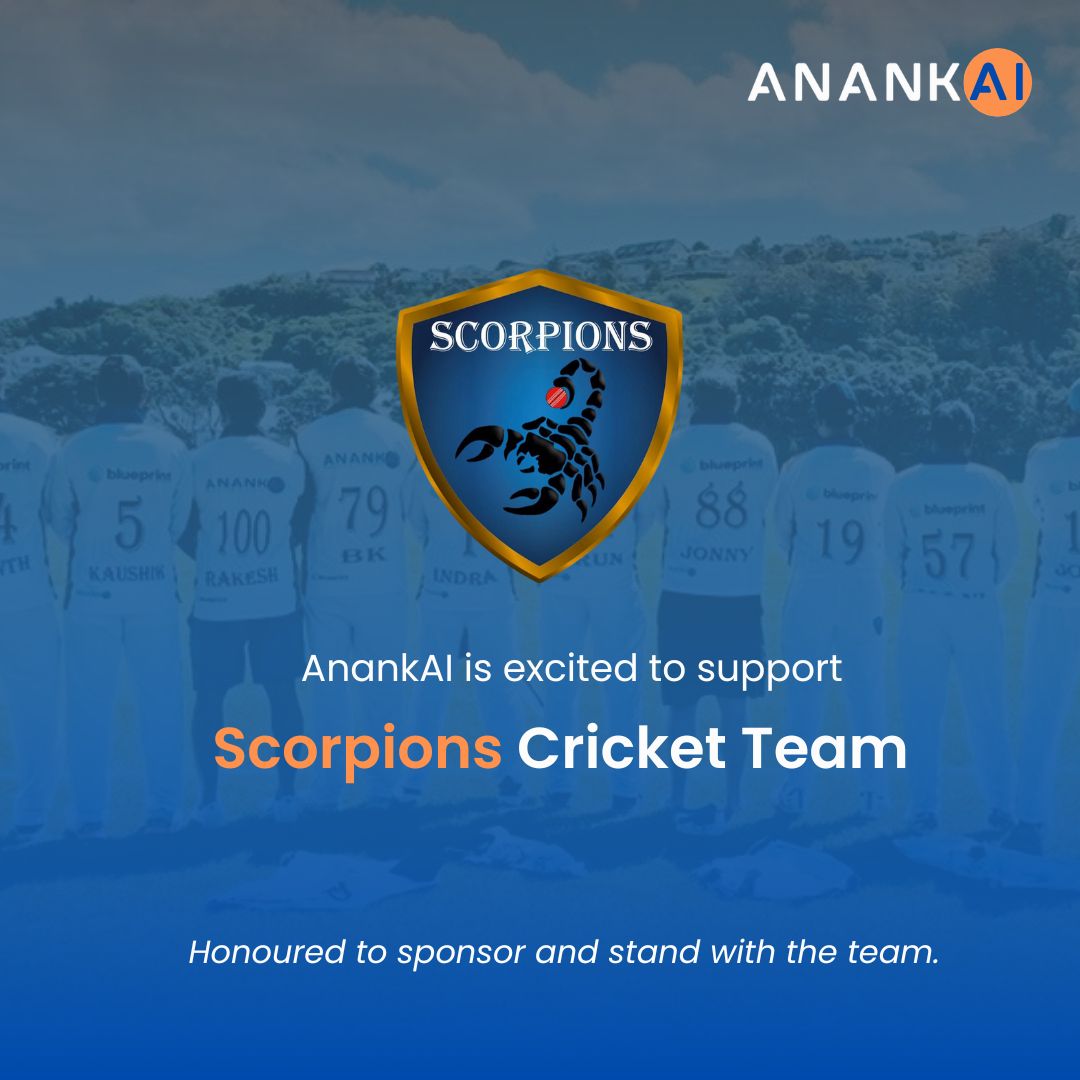 anankailtd's tweet image. Proud to sponsor the Scorpions Cricket Team in New Zealand! 🏏💙

Supporting local talent and community spirit this season.

Wishing the team a strong and successful run ahead!

#AnankAI #TeamScorpions #Cricket #SportsSponsorship