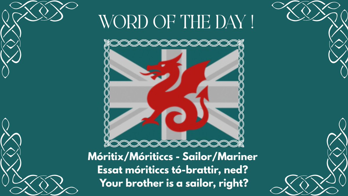 Word of the Day! #CelticLanguages #BrittonicLanguages #HistoricalLinguistics #EndangeredLanguages