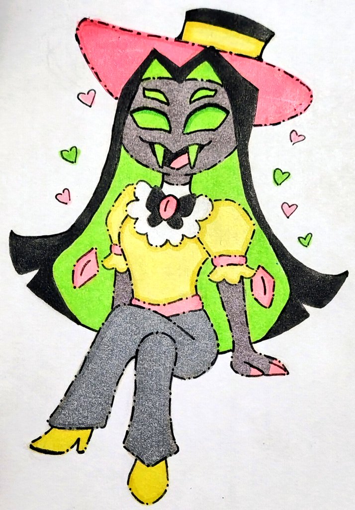 Maki_Magicfood's tweet photo. A redesign of my fanchild TeaParty!
Her name is Silkvena or Sisi for her friends.
TeaParty πππ·οΈ
#hazbinhotelseason2 #HazbinHotel #HazbinHotelFanart #HazbinHotelZestial #HazbinHotelSirPentious #HazbinHotelpentious #ZestialMorde #SirPentious #zestial #SirZest #Zestious #TeaParty https://t.co/sO60Vq1m0N