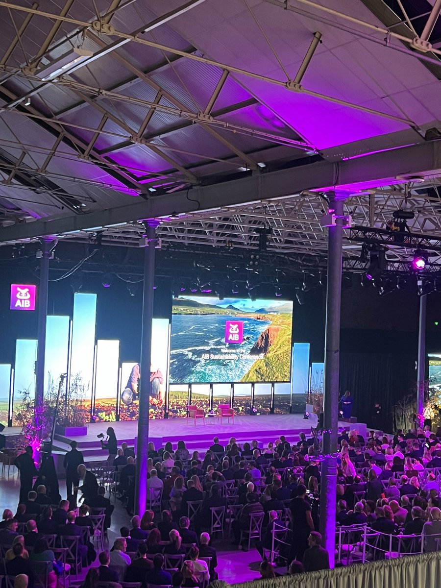 Delighted to be at the <a href="/AIBIreland/">AIB</a> Sustainability Conference in <a href="/TheRDS/">The RDS</a> this morning. You can tune in here registration.crowdcomms.com/aibsc/register #AIBSustainabilityConf25