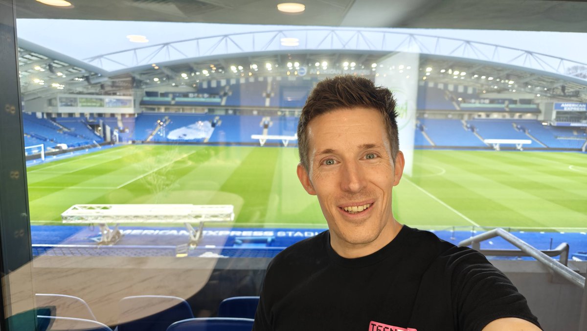 ChaosCreatedApp's tweet image. Our office for the day! We are at the Amex Stadium, running the Innovation Zone challenge workshop at the #TeenTech Sussex Festival.