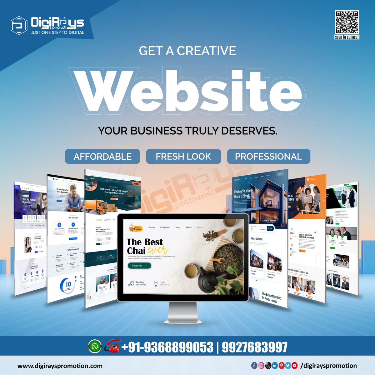 DgRaysPromotion's tweet image. 📷 Take Your Business Online with a Professional Website!
Grow your digital presence and attract more customers today!
📷 digirayspromotion.com
#WebsiteDesign #WordPressDevelopment #BusinessGrowth #DigitalMarketing #WebDesignIndia #SmallBusinessSupport #WebsiteForBusiness