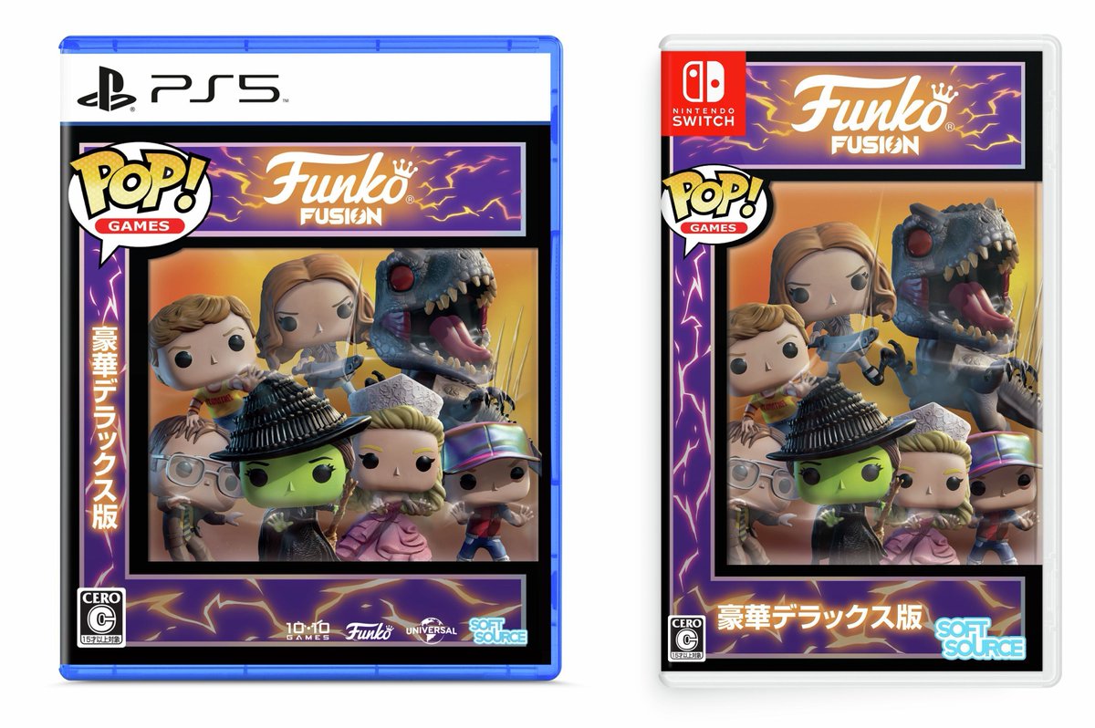 Happinet_VG's tweet image. 【新作発売情報】
PS5/Switch「Funko Fusion Deluxe Edition」

Funko Fusionでいまだかつてないファンダムの祭典を体験しよう！

多様で広大な世界で敵と戦い、パズルを解こう🔍
好きな映画やテレビ番組、コミックなどの思い出深いシーンが追体験できる🎞️