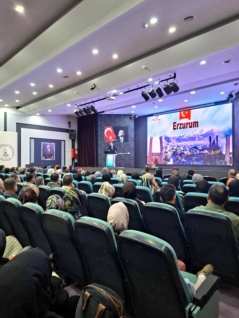 📌 “Türkiye Yüzyılı Maarif Modeli İzleme ve Değerlendirme Süreci Semineri” Bakanlığımıza bağlı 20 farklı ilde görevlendirilen Din Kültürü ve Ahlak Bilgisi, İmam Hatip Lisesi Meslek Dersleri ve Arapça öğretmenlerinin katılımıyla Erzurum Hizmetiçi Eğitim Enstitüsü’nde başladı.